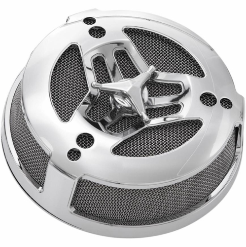 Ciro - Ciro Tri-Bar Aircleaner - Chrome - 35152