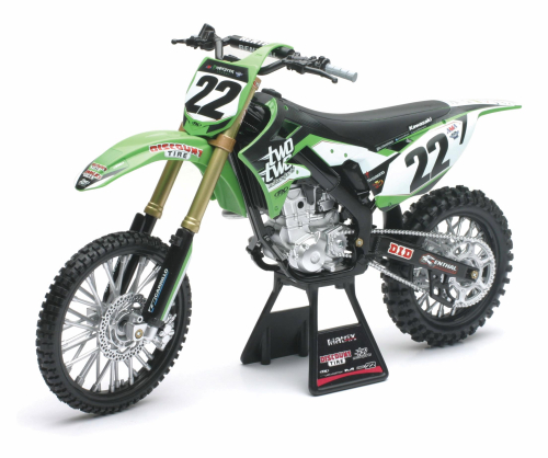 New Ray Toys - New Ray Toys 1:6 Scale Two Two Motorsports Kawasaki 2014 - Chad Reed #22 KX450F - 49493