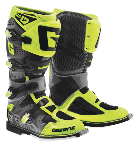 Gaerne - Gaerne SG-12 Boots - 2714-049-07 - Neon Yellow/Black - 7