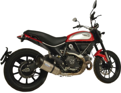 Leo Vince - Leo Vince Factory R EVO-II Slip-On - Titanium Muffler - Carbon Fiber End Cap - 14115