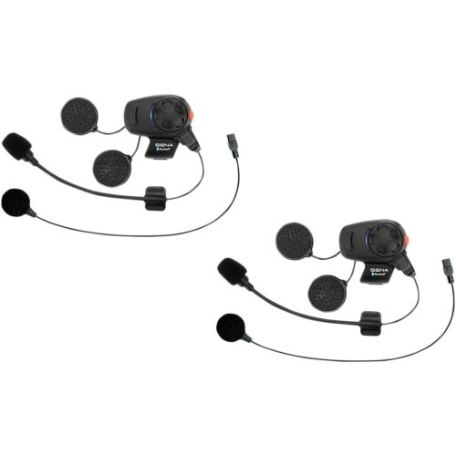 SENA - SENA SMH5 Bluetooth Headset & Intercom with Universal Microphone Kit - Dual Unit - SMH5D-UNIV