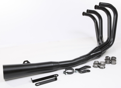 Mac - Mac 4-Into-1 Megaphone Complete System - Black Header/Black Muffler - 501-2601