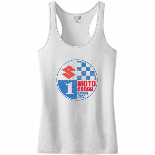 Factory Effex - Factory Effex Suzuki Womens Tank Top - 1887470 - White - Small