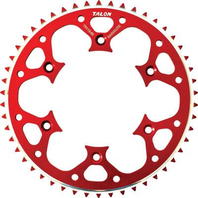 Talon - Talon Groovelite Rear Sprocket - 52T - Red - 75-57752R