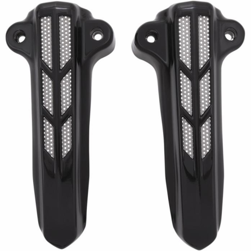 Ciro - Ciro Lower Fork Leg Covers without LED Lights - Black - 43002