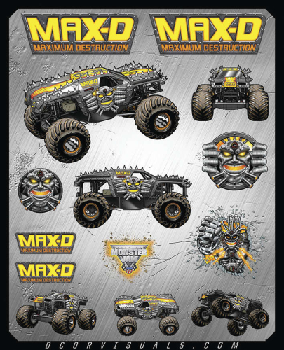 DCOR - DCOR Decal Sheet - Max D - 40-90-201