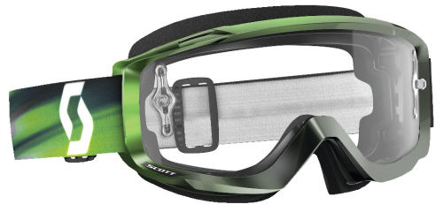 Scott USA - Scott USA Split Fit OTG Goggles - 241054-4966113 - Speed Gray/Green / Clear Chome Works Lens - OSFM