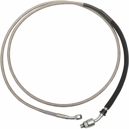 Drag Specialties - Drag Specialties Stainless Steel Hydraulic Clutch Line - 78 1/8in. (+8in.) - Stainless Steel - 0661-0015