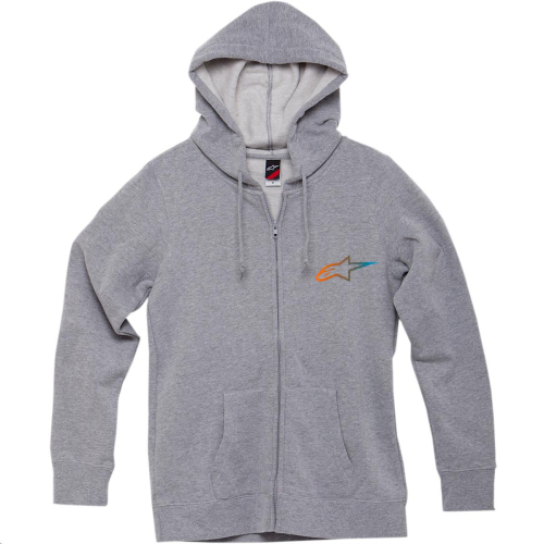 Alpinestars - Alpinestars Ageless Gradient Womens Zip Hoody - 1W3552069198L - Heather Gray - Large