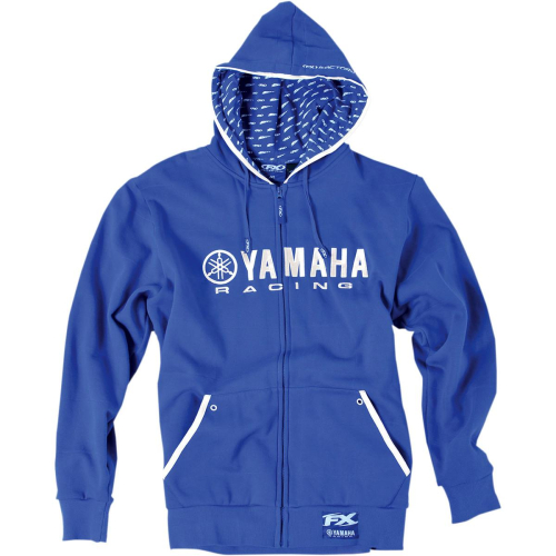 Factory Effex - Factory Effex Yamaha Racing Lined Zip-UP Hoody - 1288420 - Blue - Medium