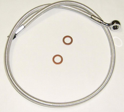 Magnum - Magnum Sterling Chromite II Designer Series ABS Front Upper Brake Line Kit - 10mm. 90deg. Banjo - 27in. - AS37227