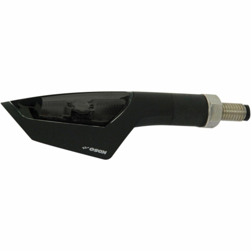 Koso North America - Koso North America Jet LED Indicator Lights - Matte Black, Smoke Lens - HE101L30
