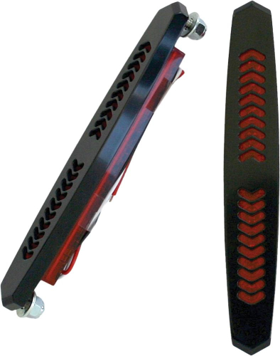 Accutronix - Accutronix Aero LED Bag Lights - Black Anodized - Amber LEDs - BL02AB