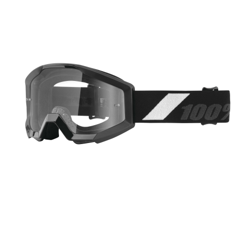 100% - 100% Strata Goliath Youth Goggles - 5050016602 - Goliath Black/White / Clear Lens - OSFM