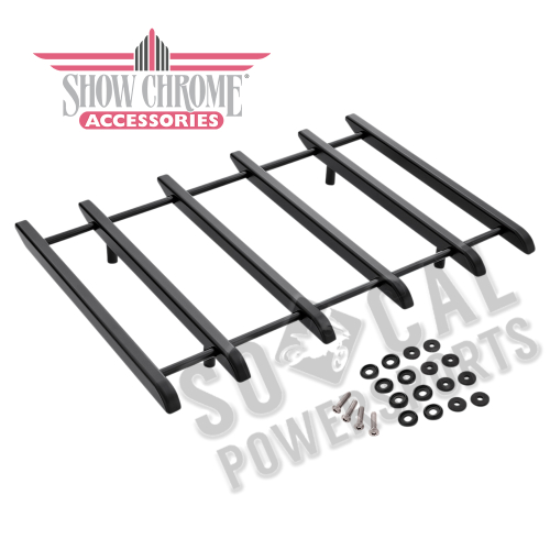 Show Chrome - Show Chrome Vantage Luggage Rack - Black - 91-307BK