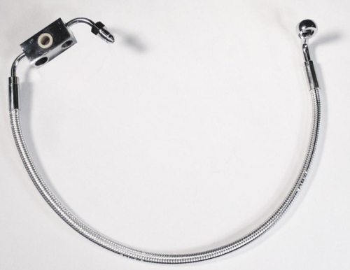 Magnum - Magnum Sterling Chromite II Designer Series ABS Front Lower Brake Line Kit - 10mm, 35deg. Banjo - 23in. - AS37007