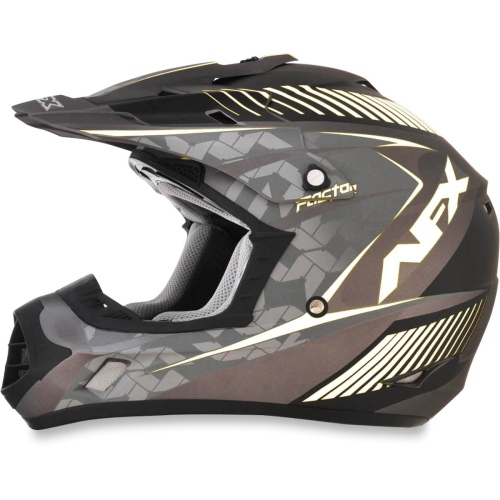 AFX - AFX FX-17Y Factor Youth Helmet - 01111013 - Frost Gray/White Factor - Small