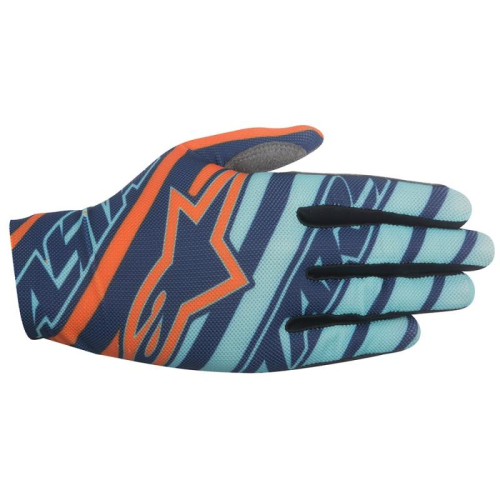 Alpinestars - Alpinestars Dune Gloves - 3562516714L - Navy/Turquoise/Orange - Large