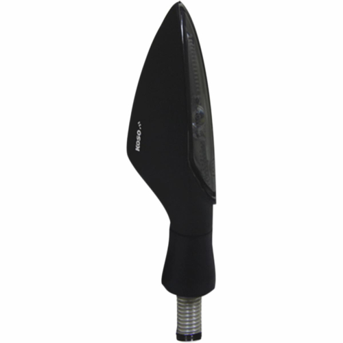 Koso North America - Koso North America Stinger LED Indicator Lights - Matte Black, Smoke Lens - HE100010