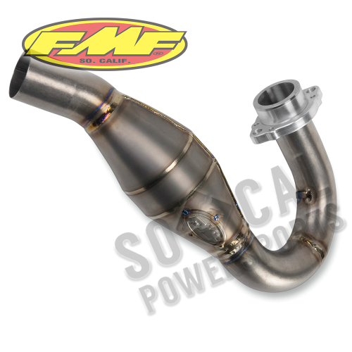 FMF Racing - FMF Racing MegaBomb Header with Mid-Pipe - Titanium - 045607