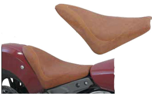 Mustang - Mustang Runaroud Solo Seat - Brown - 75369