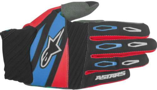 Alpinestars - Alpinestars Techstar Factory Gloves - 35610161832X - Black/Red/Blue - 2XL
