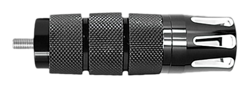 Avon Grips - Avon Grips Air Cushioned Slots Shifter/Brake Pegs - Black - SP-AIR-90-CH-SL