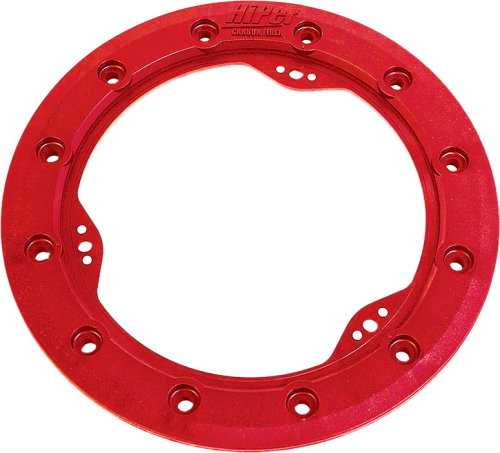 Hiper Wheel - Hiper Wheel Modified Beadlock Ring - 10in. - Red - BR-10-MOD-RD