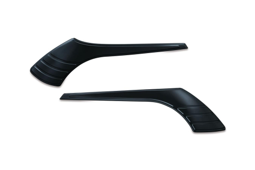 Kuryakyn - Kuryakyn Tri-Line Accents for Saddlebag Lids - Gloss Black - 6973
