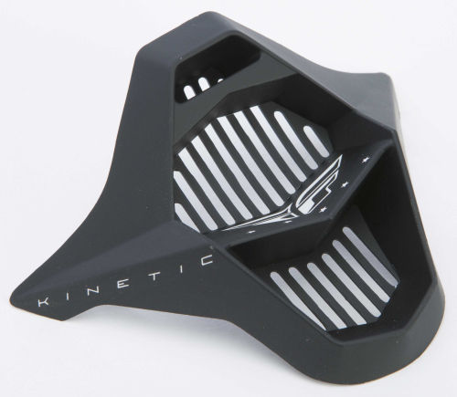 Fly Racing - Fly Racing Mouthpiece for Kinetic Fullspeed Helmets - Matte Black/Hi-Viz - 73-4785