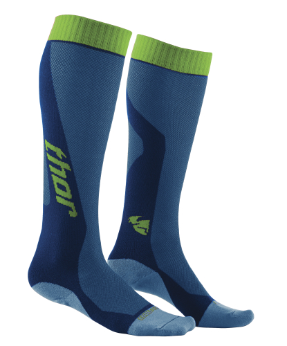 Thor - Thor MX Cool Socks (2018) - XF-2-3431-0271 - Blue/Green - 6-9