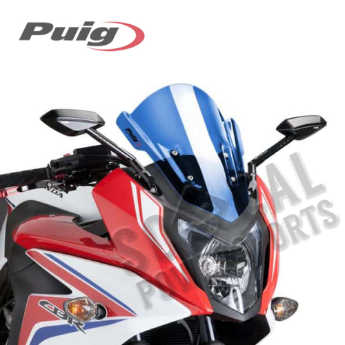 PUIG - PUIG Racing Windscreen - Blue - 7003A