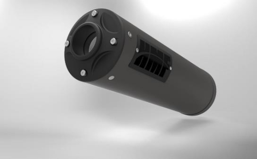 HMF Engineering - HMF Engineering Black Swamp XL Series Slip-On - Side Mount - 319373608793