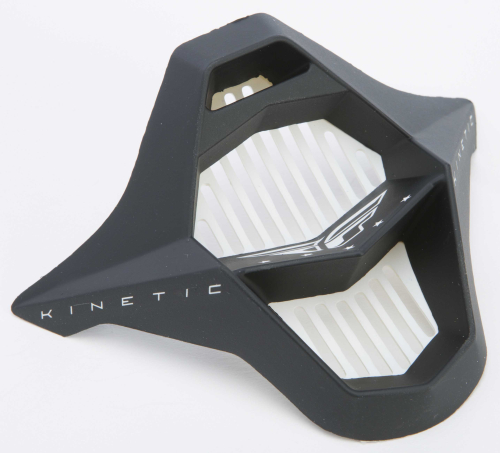 Fly Racing - Fly Racing Mouthpiece for Kinetic Fullspeed Helmets - Matte White/Black - 73-4781