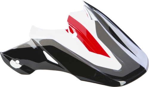 Fly Racing - Fly Racing Visor for F2 Carbon-Pure Helmets - White/Black/Gray - 73-4650