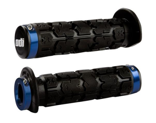 ODI - ODI 130mm Rogue ATV Lock-On Grips - Blue Clamp - J30RGB-U