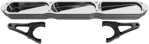 ModQuad - ModQuad Bezel Billet 3-Panel Mirror - White - MIR-BEZ-W