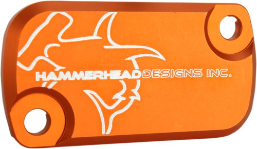 Hammerhead Designs - Hammerhead Designs Front Brake Master Cylinder Cover - Orange - 3505690040
