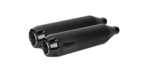 Two Brothers Racing - Two Brothers Racing Comp S Dual Slip Ons - Carbon Fiber - Black - 005-3760499D-B