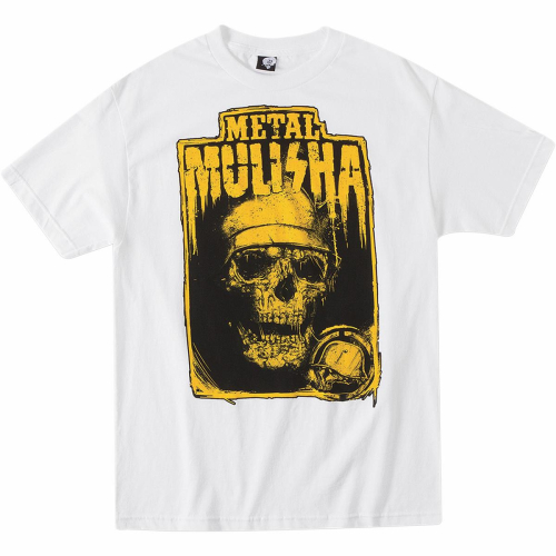 Metal Mulisha - Metal Mulisha Stalker T-Shirt - M155S18124WHTM - White - Medium