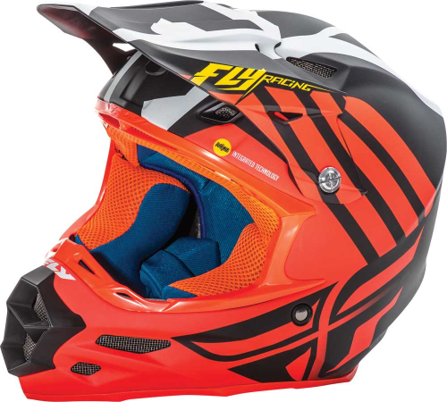 Fly Racing - Fly Racing F2 Carbon MIPS Zoom Helmet - 73-4206M - Matte Orange/Black/White - Medium