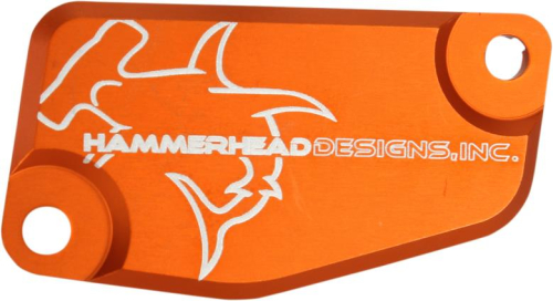 Hammerhead Designs - Hammerhead Designs Front Brake Master Cylinder Cover - Orange - 3505680040