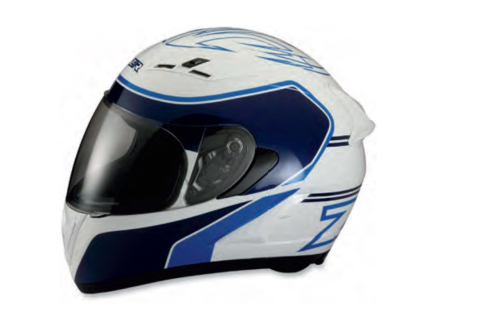 Z1R - Z1R Strike OPS Graphics Helmet - XF-2-0101-7972 - White/Blue - X-Small