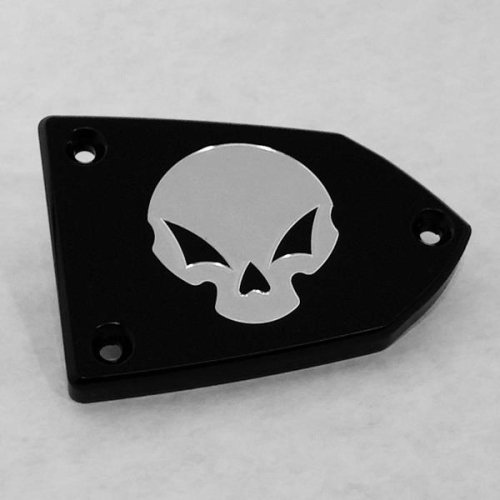 RF Custom Parts - RF Custom Parts Reservoir Cover - Left - Alien Skull - Black - RF-3624L