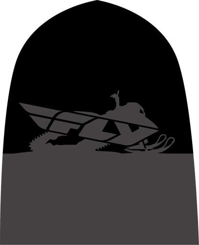 Fly Racing - Fly Racing Snow Beanie - 351-0510 - Black/Gray - OSFM