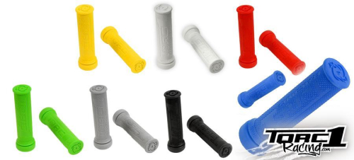 TORC1 Racing - TORC1 Racing Hot Lap ATV Grips - White - 4500-0100