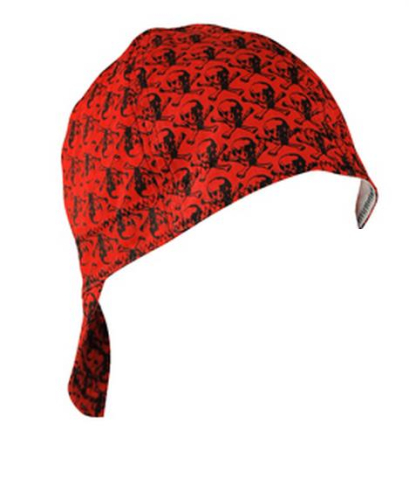 Zan Headgear - Zan Headgear Welders Cap - CPW596L - Skull Pattern - Large