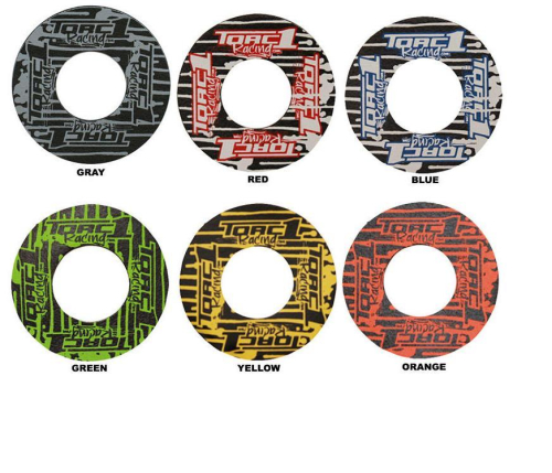 TORC1 Racing - TORC1 Racing Grip Donuts - Black/Orange - 8110-0205