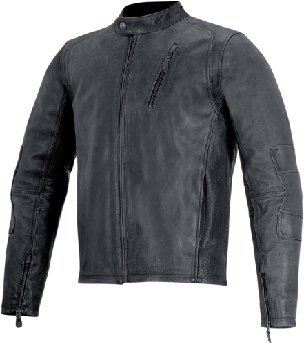 Alpinestars - Alpinestars Oscar Monty Leather Jacket - 3108915-10-2XL - Black - 2XL