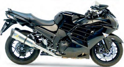 Leo Vince - Leo Vince Factory R EVO-II Slip-On - Titanium Muffler - Carbon Fiber End Cap - 8421